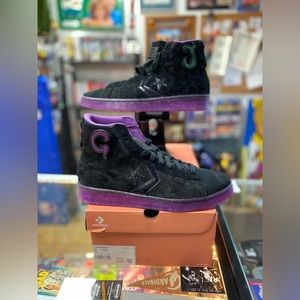Size 10 - Converse Pro Leather High x Joe Freshgoods Black Purple 2020